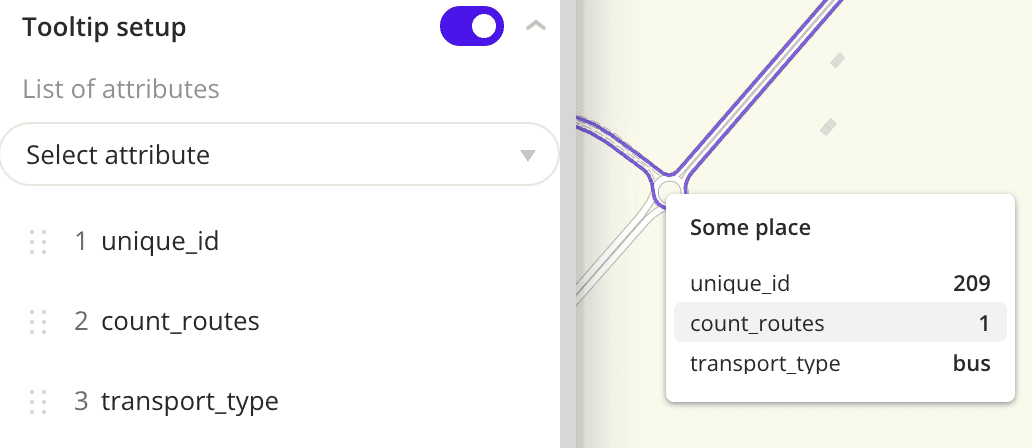 Tooltip setup